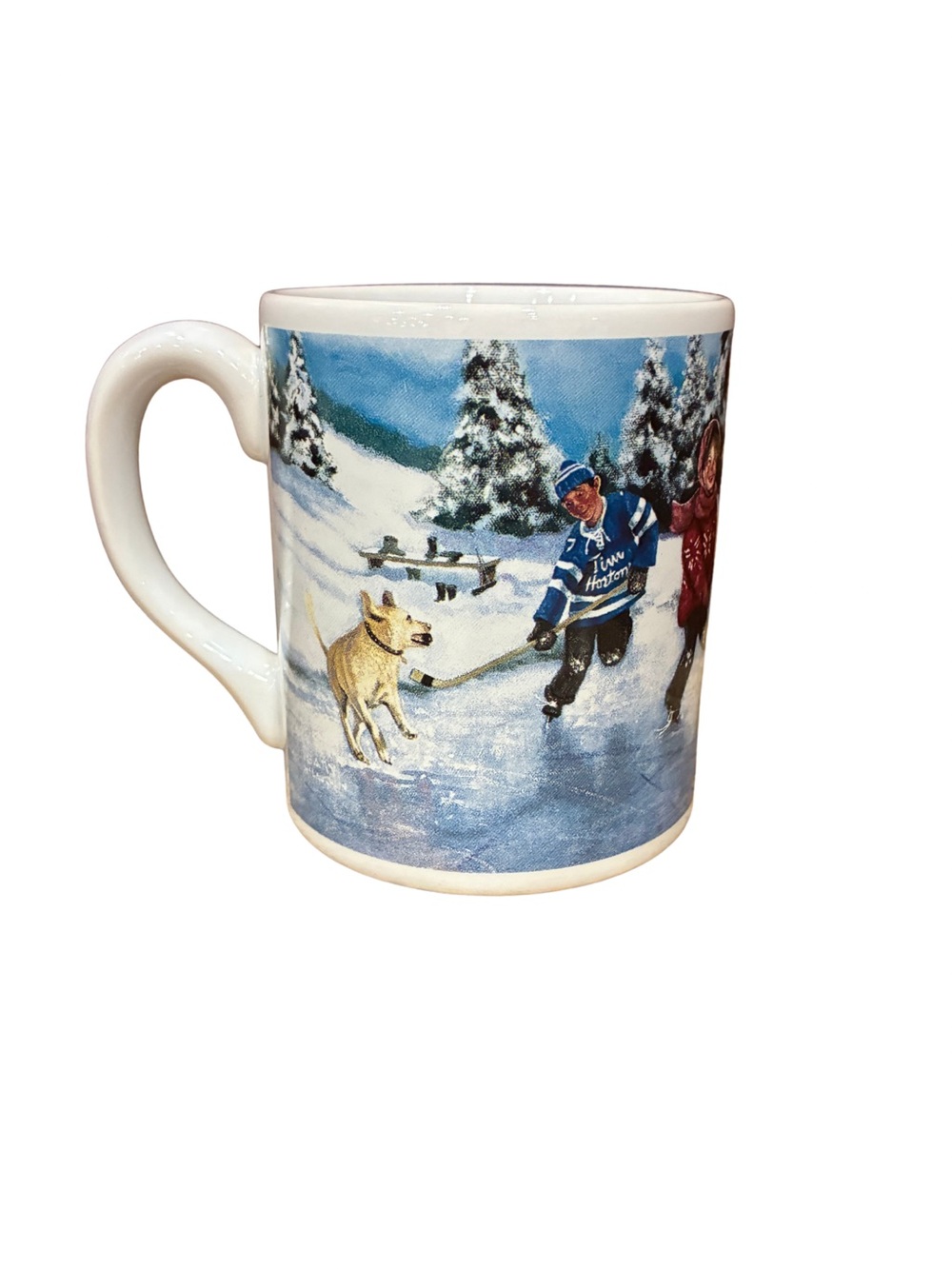 Tim Hortons "Skating Pond" Collector Series #003 Ceramic Coffee Mug 2003